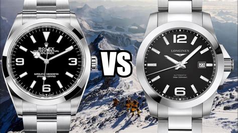 rolex explorer i alternative|longines conquest vs Rolex explorer.